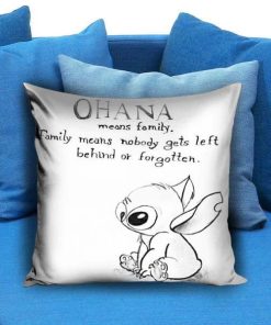 Lilo Series Ohana Lilo and Stitch Pillow case