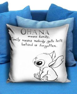 Lilo Series Ohana Lilo and Stitch Pillow case