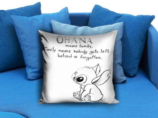 Lilo Series Ohana Lilo and Stitch Pillow case