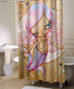 Little mermaid shower curtain customized design for home decor