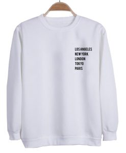 Los angeles new york sweatshirt