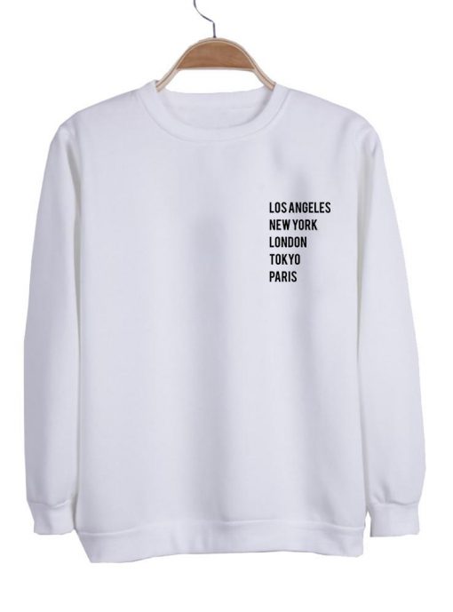 Los angeles new york sweatshirt