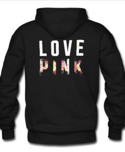 Love Pink Hoodie Back