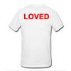 Loved back tshirt