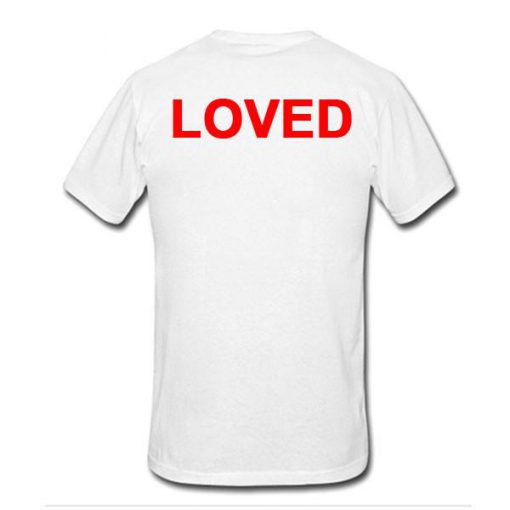 Loved back tshirt