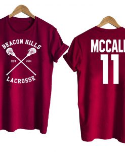 Teen Wolf shirt beacon hills tshirt MCCALL 11 Tshirt