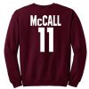 MCCALL 11 sweatshirt back