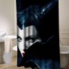 Maleficent Disney shower curtain customized design for home decor