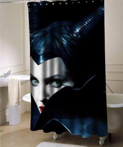 Maleficent Disney shower curtain customized design for home decor