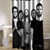 Maroon 5 shower curtain customized design for home decor