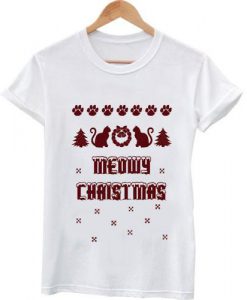 Meowy Christmas T shirt