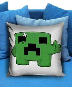 Minecraft Creeper sad Pillow case