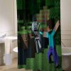 Minecraft custom shower curtain customized design for home decor