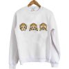 Monkey Emoji Sweatshirt