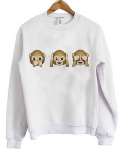 Monkey Emoji Sweatshirt