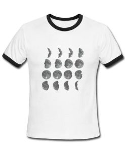 Moon Phase T Shirt Ringer