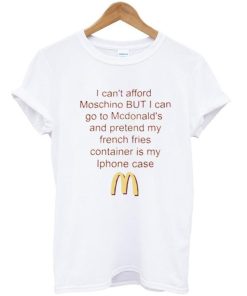 Moschino Mcdonald's shirt