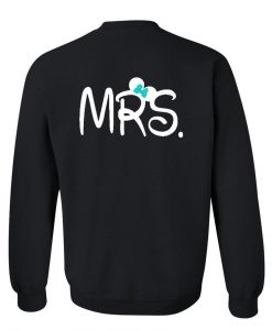 Mr And Mrs Sweatshirt Back