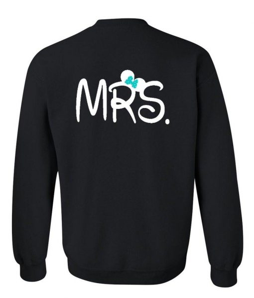 Mr And Mrs Sweatshirt Back