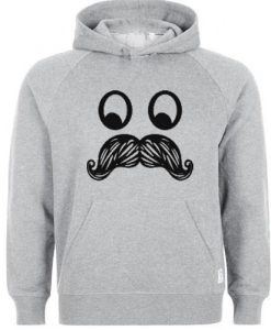 Mustache Hoodie Cotton Heavyweight Hoodie