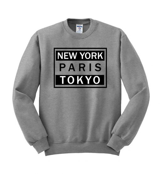 New york Paris tokyo switer