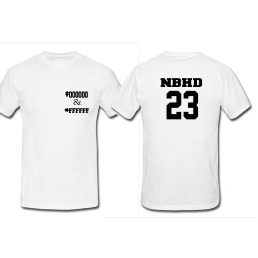 Nhbd 23 tshirt bolak balik