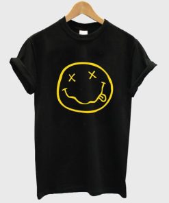 Nirvana Smiley Face Logo tshirt