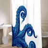 Octopus Tentacles Blue  shower curtain customized design for home decor
