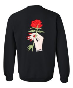 Okinawa Rose Sweatshirt Back
