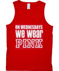 On Wednesdays We Wear pink  tanktop