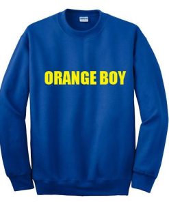 Orange Boy Sweatshirt