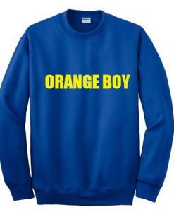 Orange Boy Sweatshirt