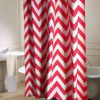 PINK CANDY ZIGZAG  shower curtain customized design for home decor