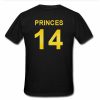 PRINCES couple tshirt back