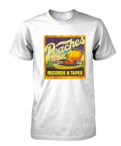 Peaches record and tapes tshirt