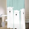 Polar Bear shower curtain customized design for home decor