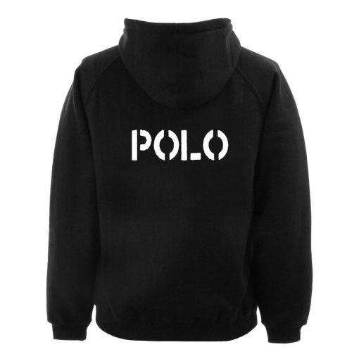 Polo back hoodie