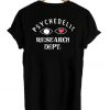 Psychedelic Research Dept T Shirt Back
