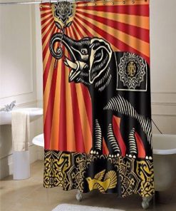Elephant Bird  shower curtain customized design for home decor