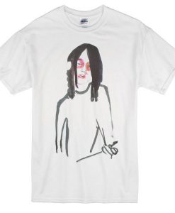 Raf Simons White Guitar Boy Tshirt