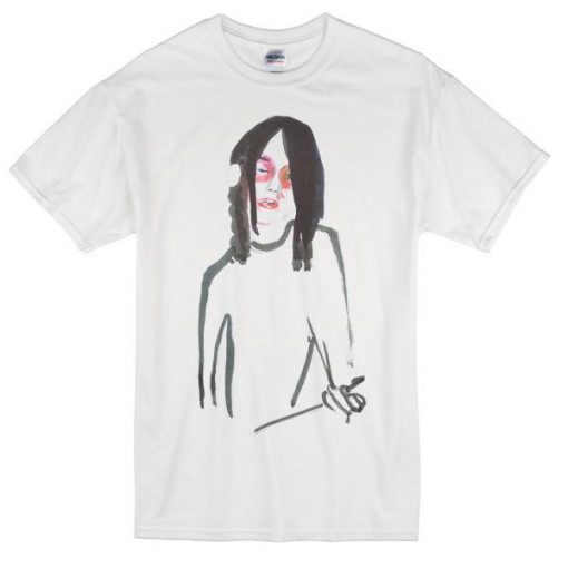 Raf Simons White Guitar Boy Tshirt