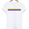 Rainbow line tshirt