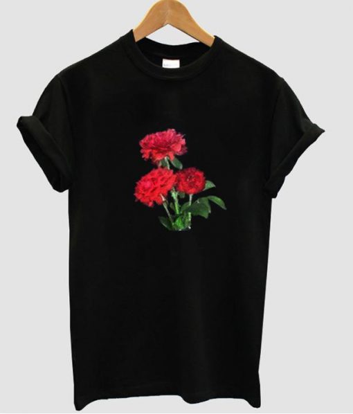 Red rose tshirt