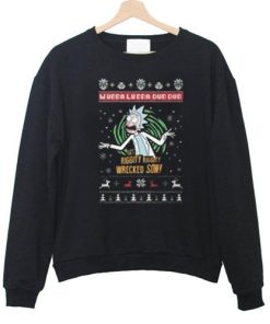 Rick And Morty Xmas Sweatshirt