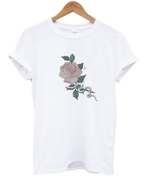 Rose And Snake Tshirt