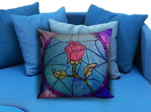 Rose Beauty and the Beast Pillow case