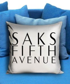 Saks Fifth Avenue New York White Pillow case