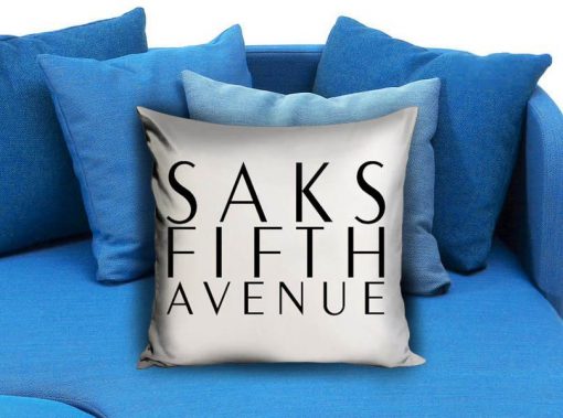 Saks Fifth Avenue New York White Pillow case