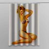 Sexy Pin Up Retro Vintage Girl shower curtain customized design for home decor