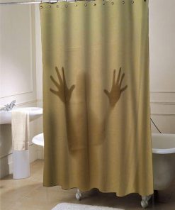 Shadowy Figure Scary shower curtain customized design for home decor